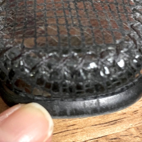 Stuart Weitzman Black pattern Slip On Loafers Size 6 - Picture 10 of 10